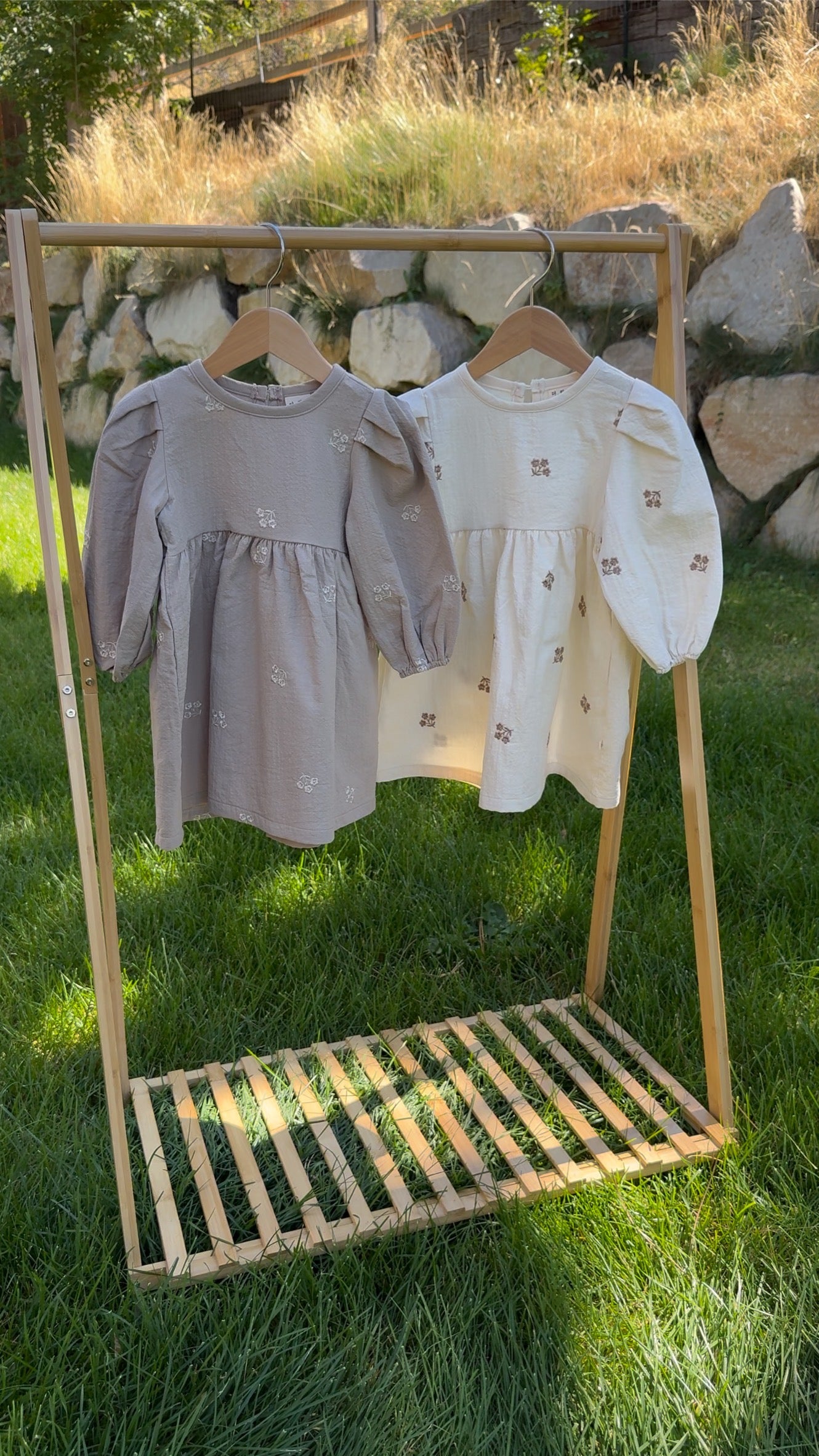 Glory Embroidery Dress - Ivory - Palmer Rose - Baby and Children's Clothing Boutique