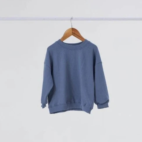 Daily Sweatshirts - Indi-Blue - Palmer Rose - Baby and Children's Clothing Boutique