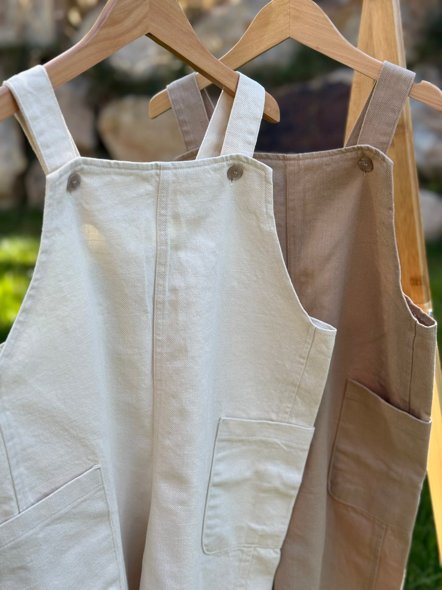 Baking Overalls - Cream - Palmer Rose - Baby and Children's Clothing Boutique