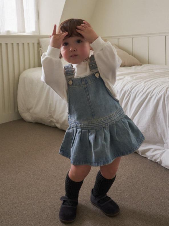 Acordian Dress - Blue - Palmer Rose - Baby and Children's Clothing Boutique