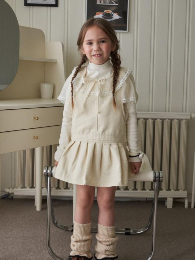 Acordian Dress - Vanilla - Palmer Rose