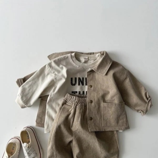 Pigment Jacket - Beige - Palmer Rose - Baby and Children's Clothing Boutique
