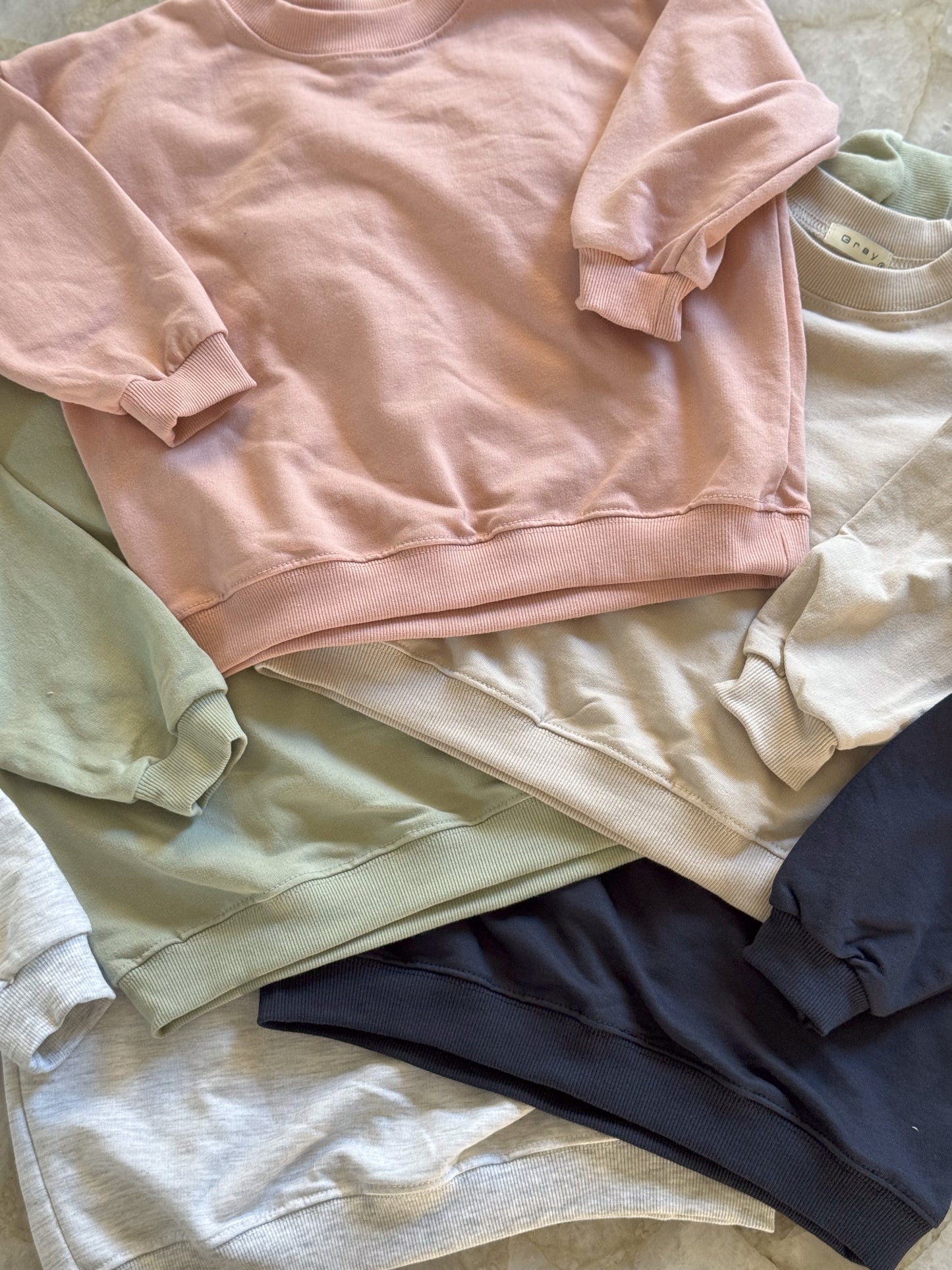 Daily Sweatshirts - Indi-Blue - Palmer Rose - Baby and Children's Clothing Boutique