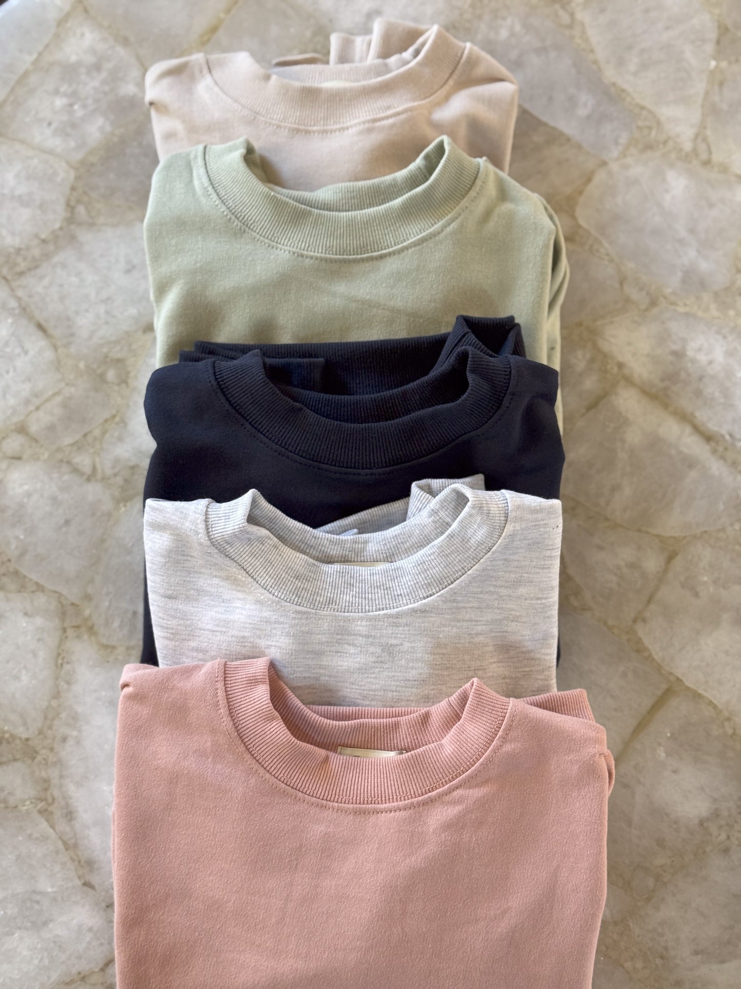 Daily Sweatshirts - Mint - Palmer Rose - Baby and Children's Clothing Boutique