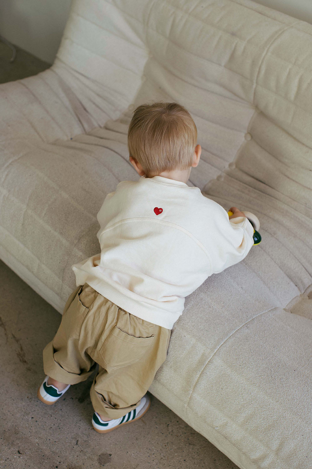 Denia Baby Sweatshirts - Ivory - Palmer Rose - Baby and Children's Clothing Boutique