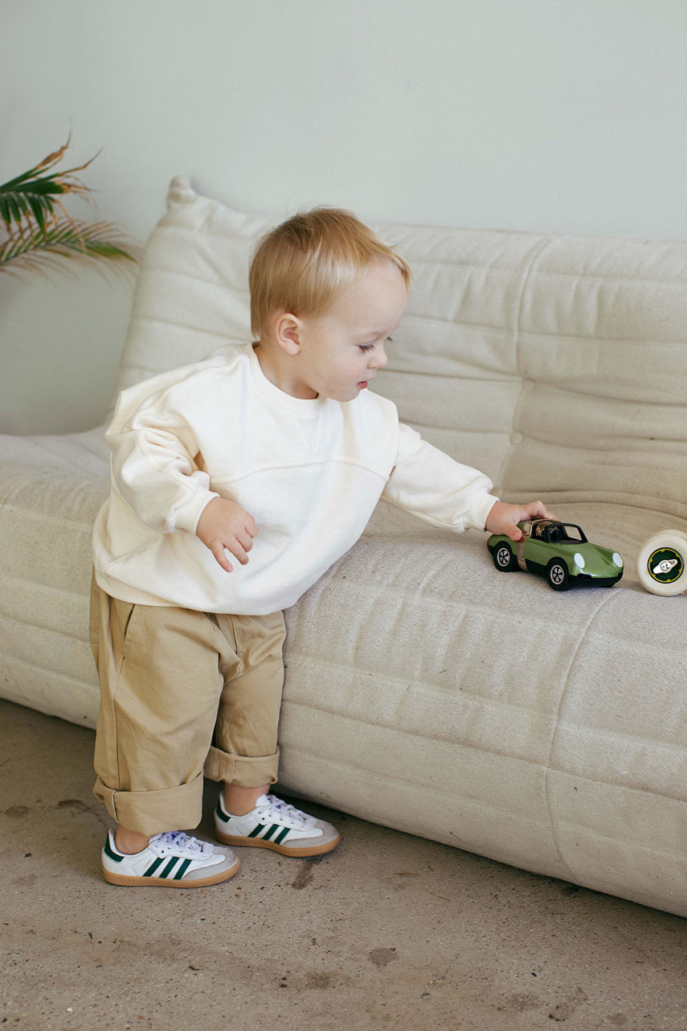 Denia Baby Sweatshirts - Ivory - Palmer Rose - Baby and Children's Clothing Boutique