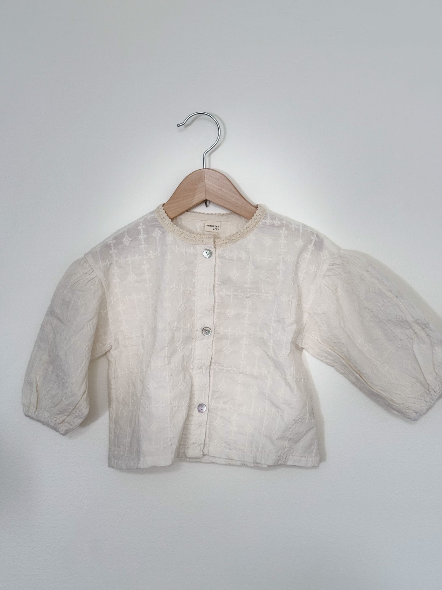 Embro Blouse - Cream - Palmer Rose - Baby and Children's Clothing Boutique