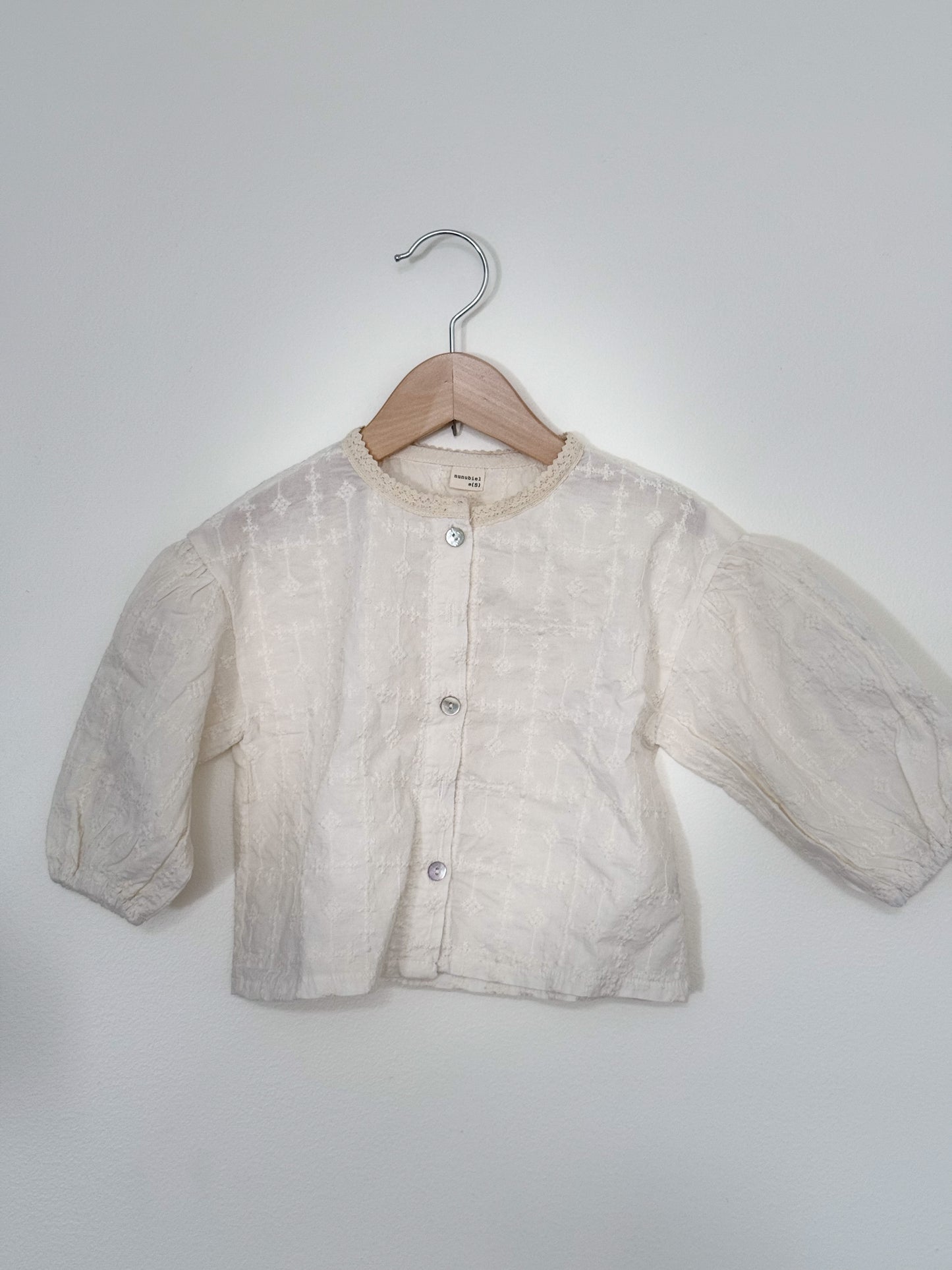 Embro Blouse - Cream - Palmer Rose - Baby and Children's Clothing Boutique