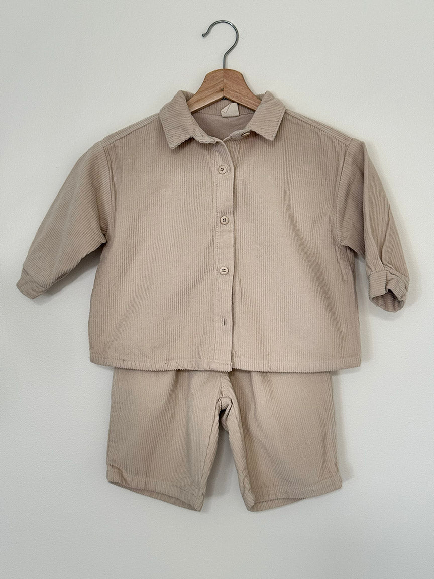 Mood Corduroy Set - Dark Green - Palmer Rose - Baby and Children's Clothing Boutique