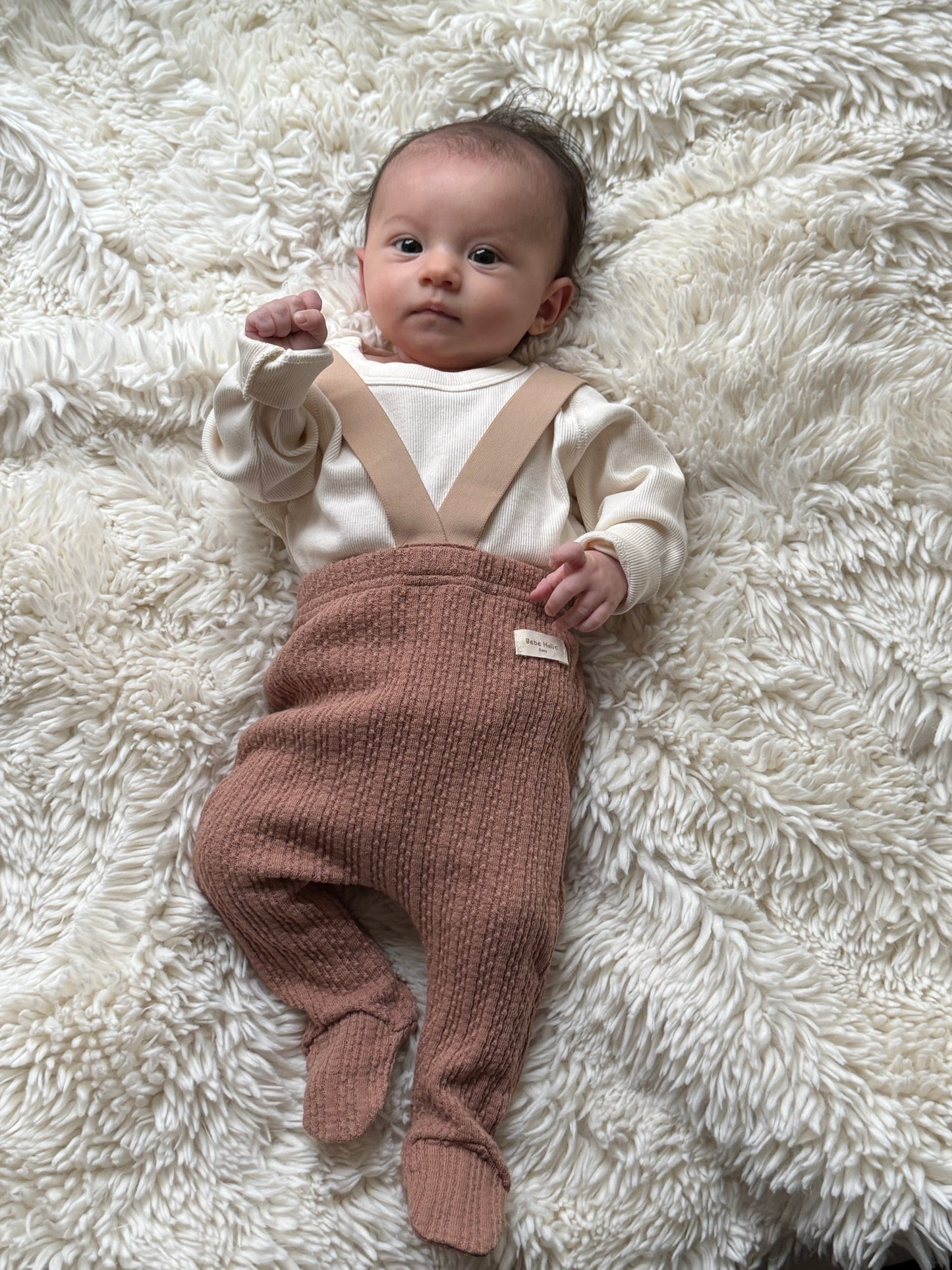 Totori Foot Bodysuit - Oatmeal - Palmer Rose - Baby and Children's Clothing Boutique in Salt Lake City Utah