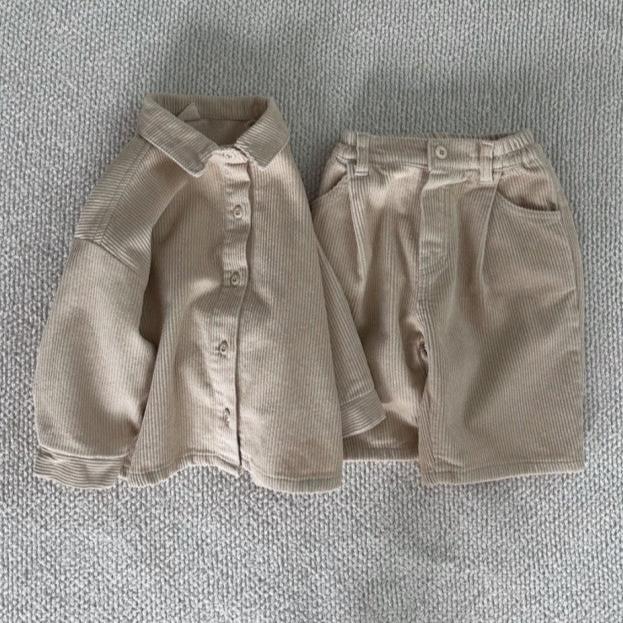 Mood Corduroy Set - Dark Green - Palmer Rose - Baby and Children's Clothing Boutique