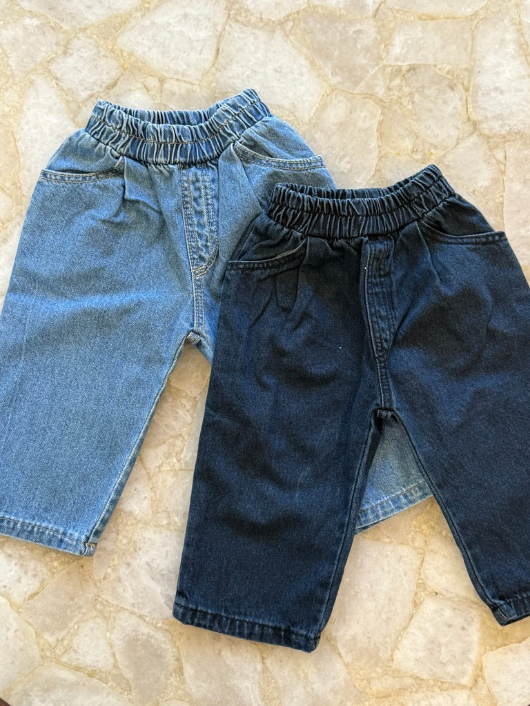 Cookie Denim Pants - Dark Blue - Palmer Rose - Baby and Children's Clothing Boutique