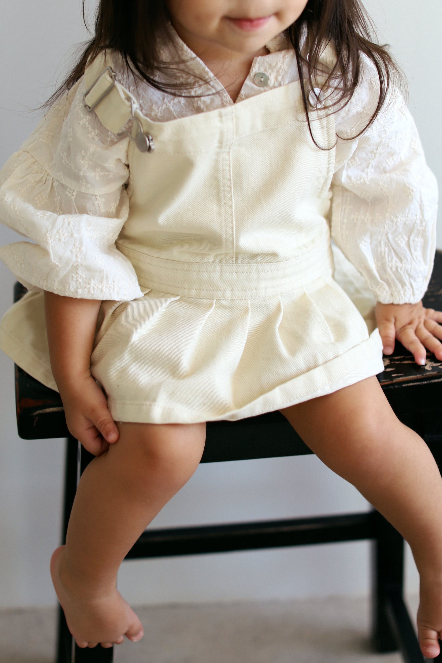 Acordian Dress - Vanilla - Palmer Rose - Baby and Children's Clothing Boutique