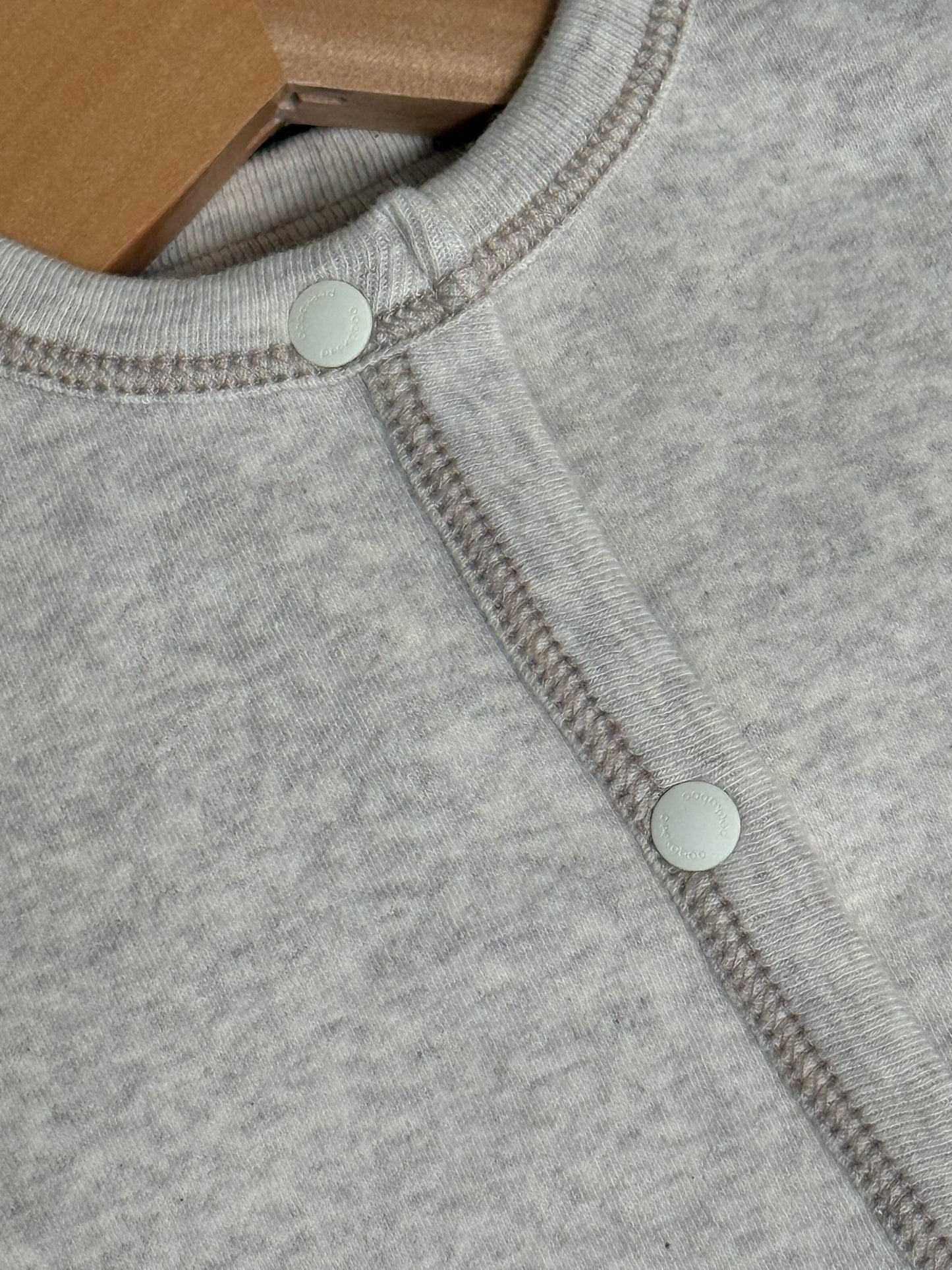 Totori Foot Bodysuit - Gray - Palmer Rose - Baby and Children's Clothing Boutique
