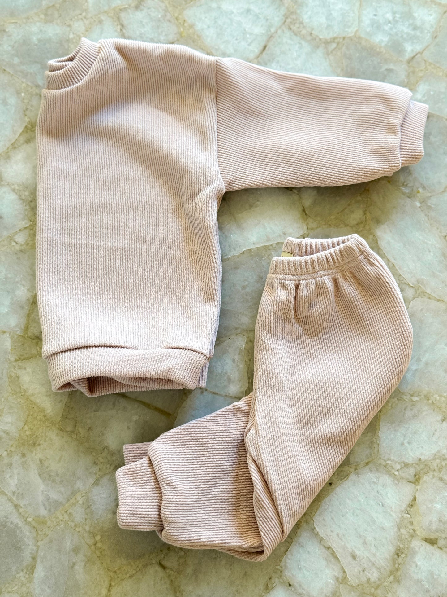 Lala Rib Top Bottom Set - Indi-Pink - Palmer Rose - Baby and Children's Clothing Boutique