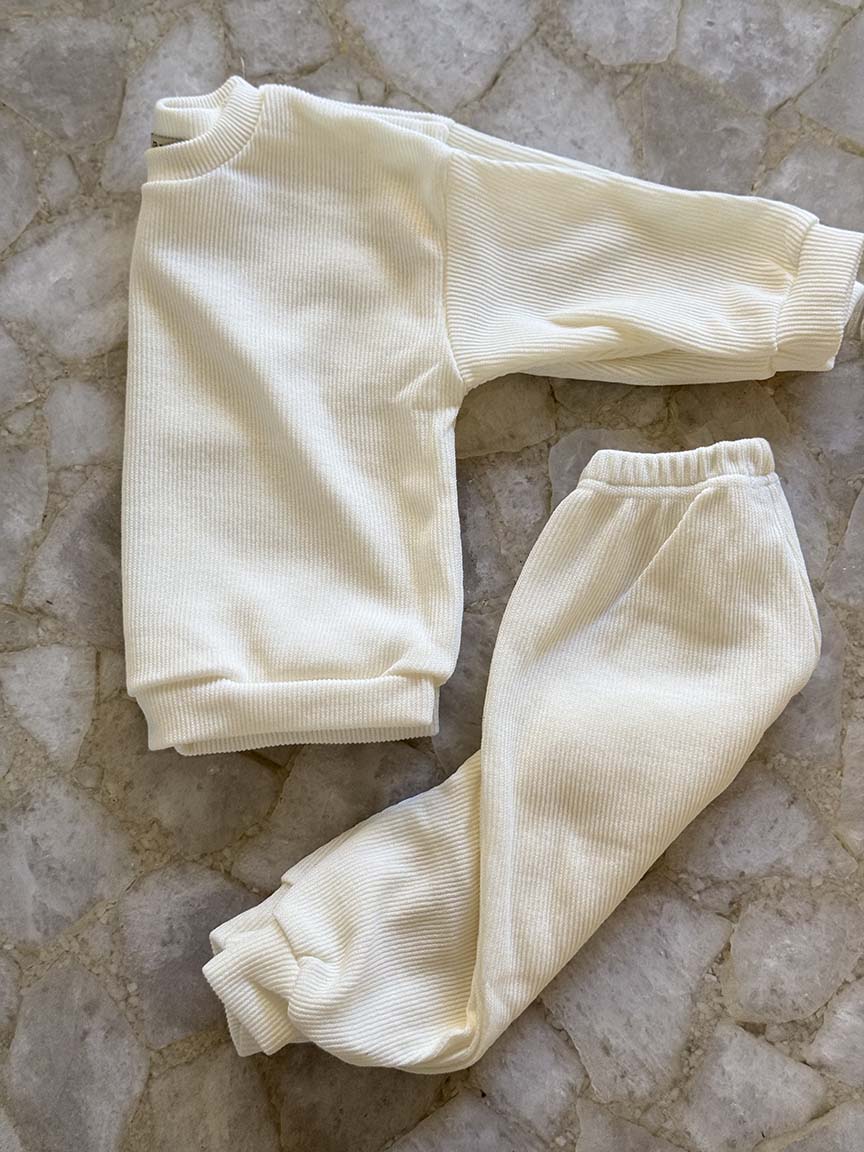 Lala Rib Top Bottom Set - Black - Palmer Rose - Baby and Children's Clothing Boutique