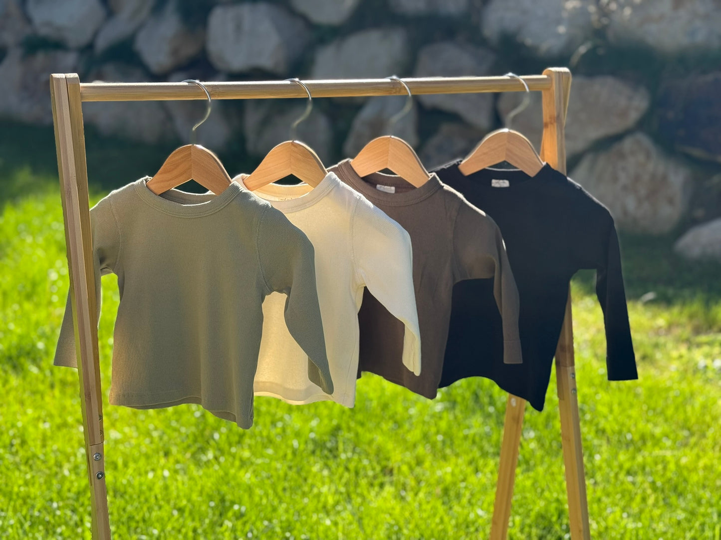 Rib Tee - Sage Green - Palmer Rose - Baby and Children's Clothing Boutique