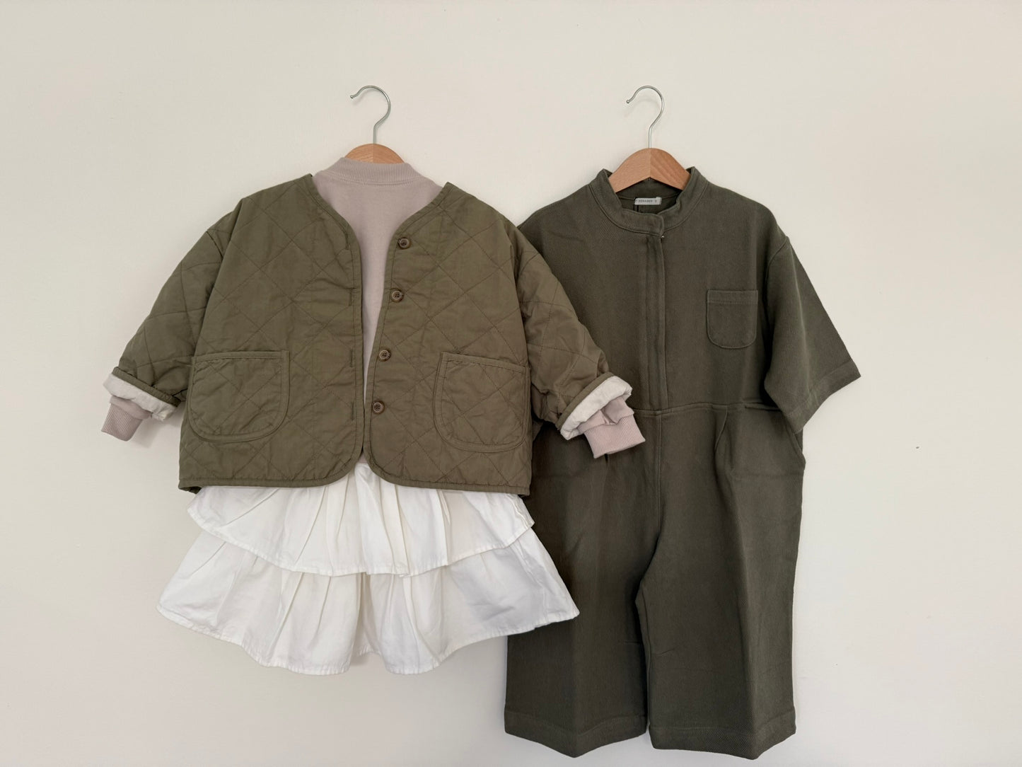 Saina Jumpsuit - Khaki - Palmer Rose - Baby and Children's Clothing Boutique