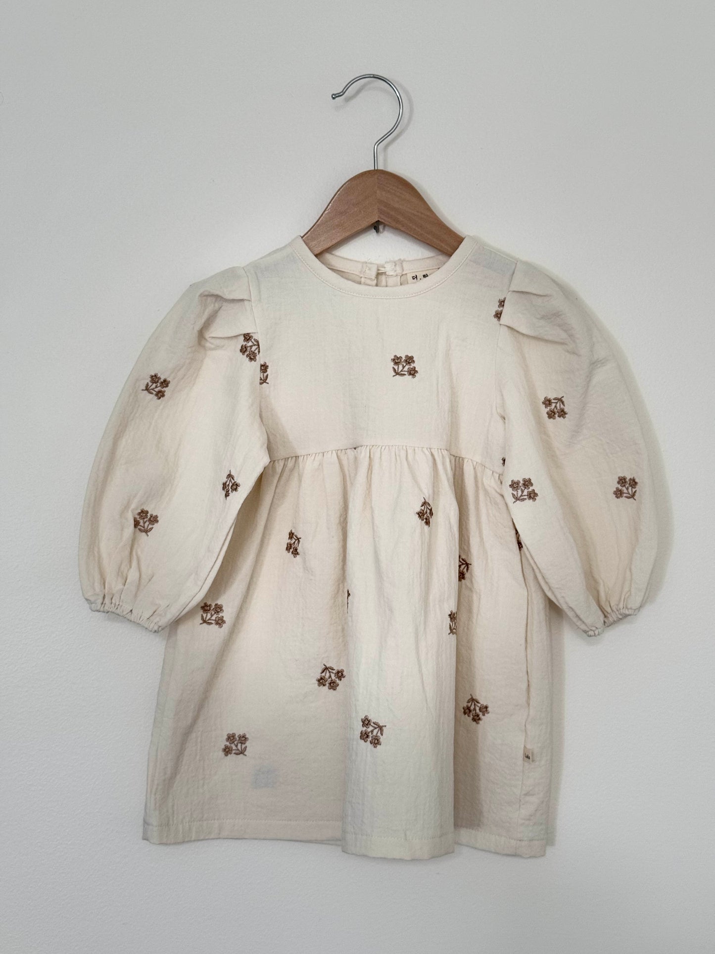 Glory Embroidery Dress - Gray - Palmer Rose - Baby and Children's Clothing Boutique