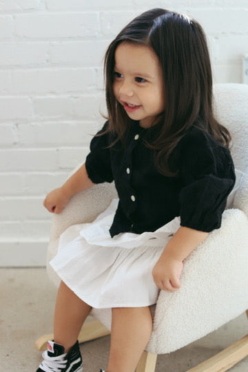 Embro Blouse - Black - Palmer Rose - Baby and Children's Clothing Boutique