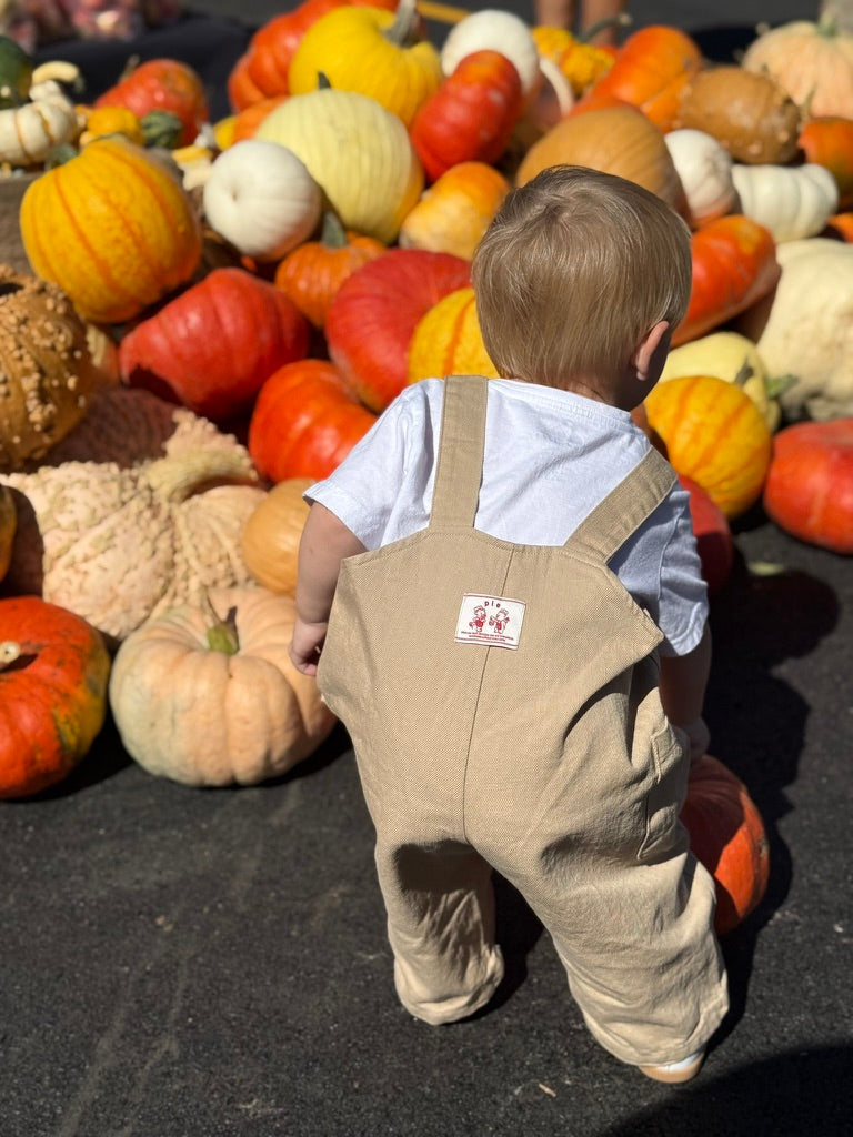 Baking Overalls - Beige - Palmer Rose - Baby and Children's Clothing Boutique