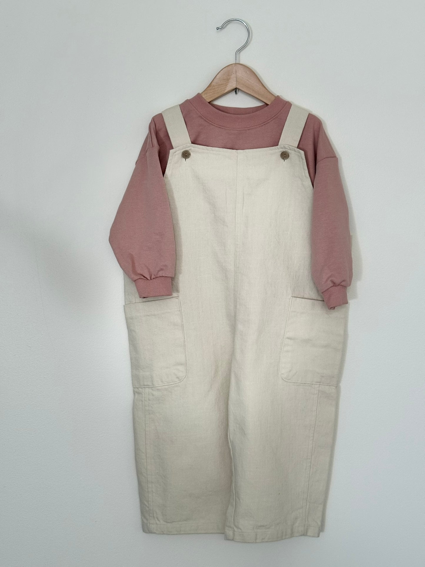 Baking Overalls - Beige - Palmer Rose - Baby and Children's Clothing Boutique