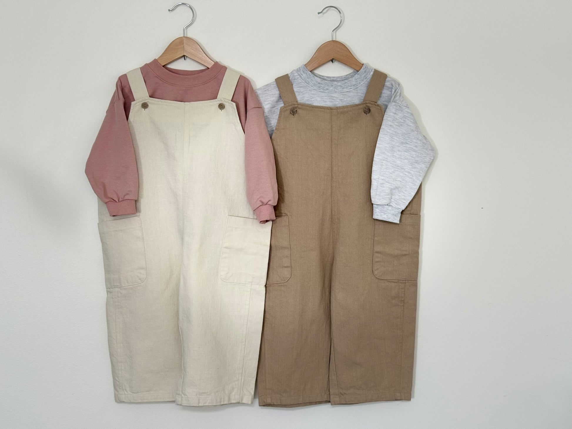 Baking Overalls - Beige - Palmer Rose - Baby and Children's Clothing Boutique