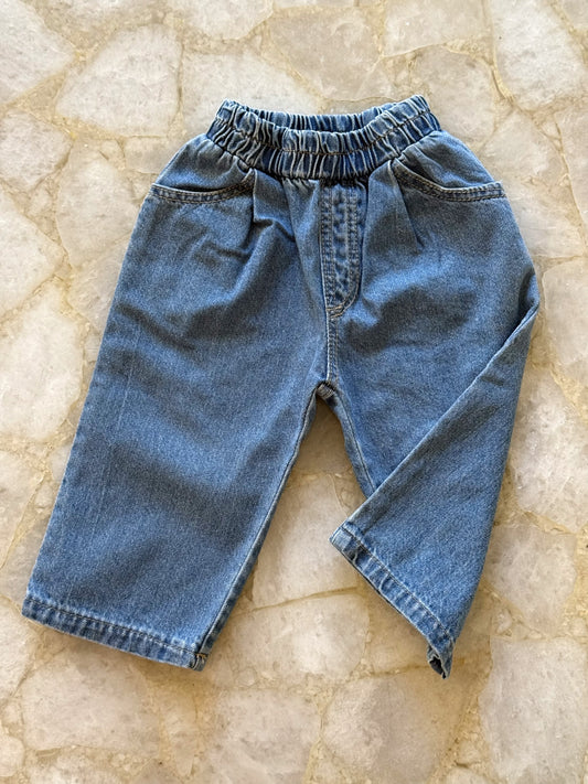 Cookie Denim Pants - Blue - Palmer Rose - Baby and Children's Clothing Boutique