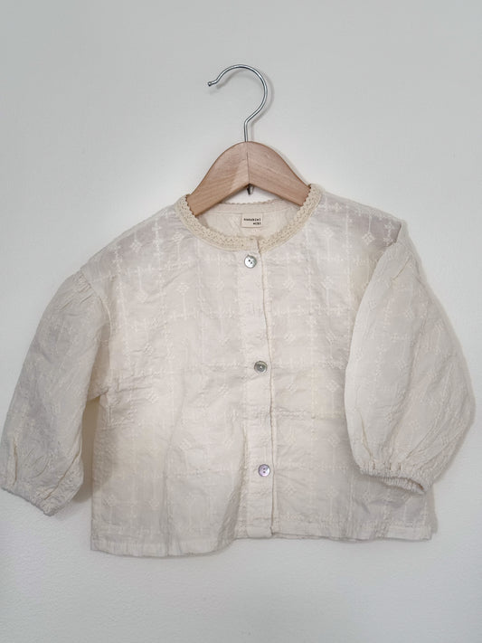 Embro Blouse - Cream - Palmer Rose - Baby and Children's Clothing Boutique