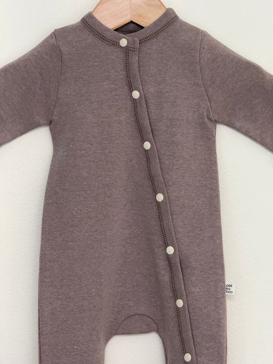 Totori Foot Bodysuit - Gray - Palmer Rose - Baby and Children's Clothing Boutique