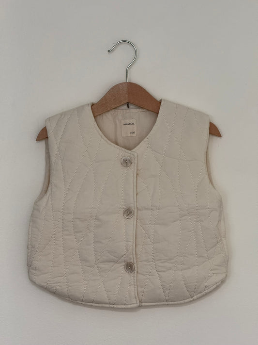 Wonder Vest - Cream - Palmer Rose - Baby and Children's Clothing Boutique