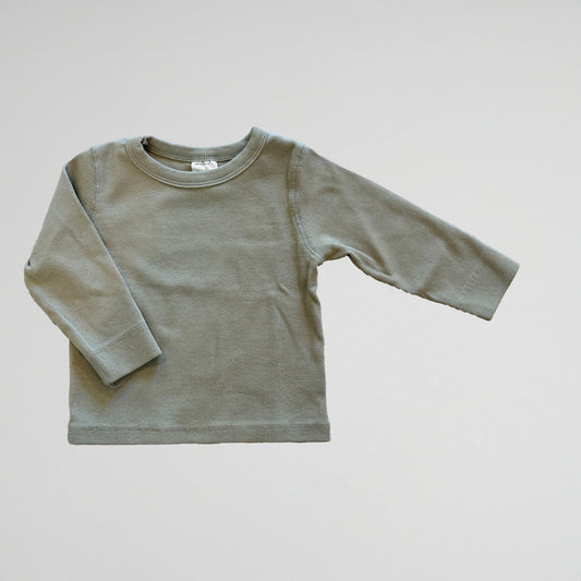 Rib Tee - Sage Green - Palmer Rose - Baby and Children's Clothing Boutique