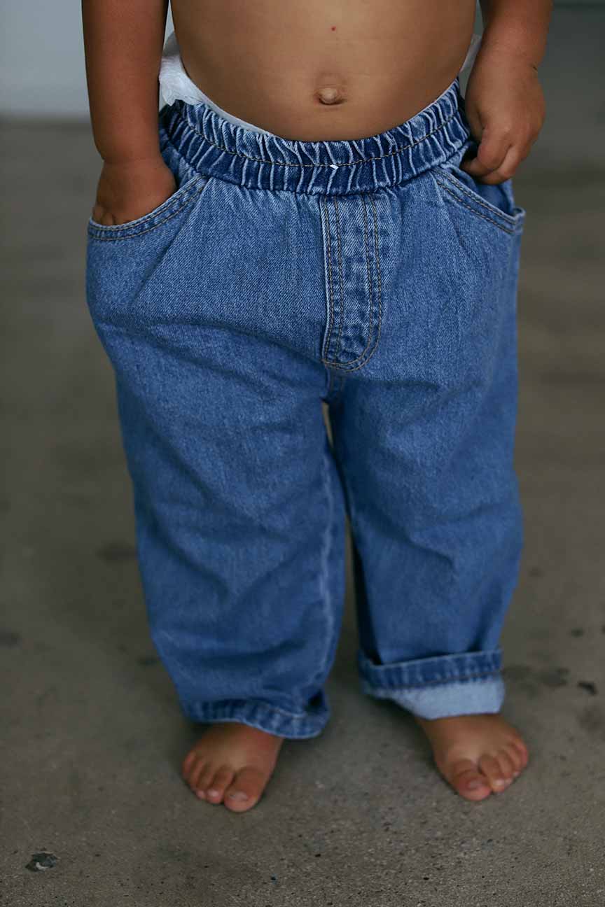 Cookie Denim Pants - Blue - Palmer Rose - Baby and Children's Clothing Boutique