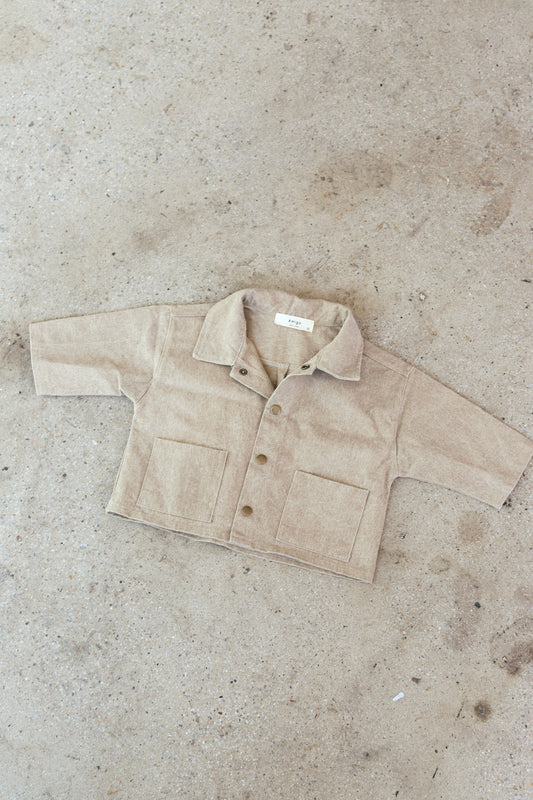 Pigment Jacket - Beige - Palmer Rose - Baby and Children's Clothing Boutique